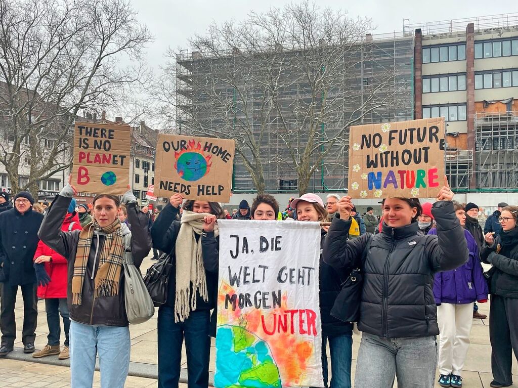 Klimaprotest in Freiburg<?ZE?>
