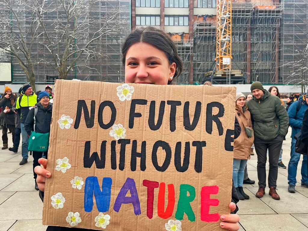 Klimaprotest in Freiburg<?ZE?>
