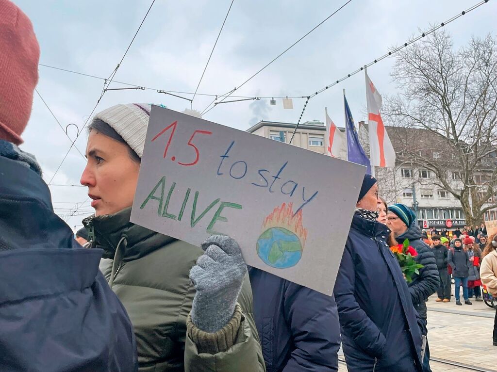 Klimaprotest in Freiburg<?ZE?>
