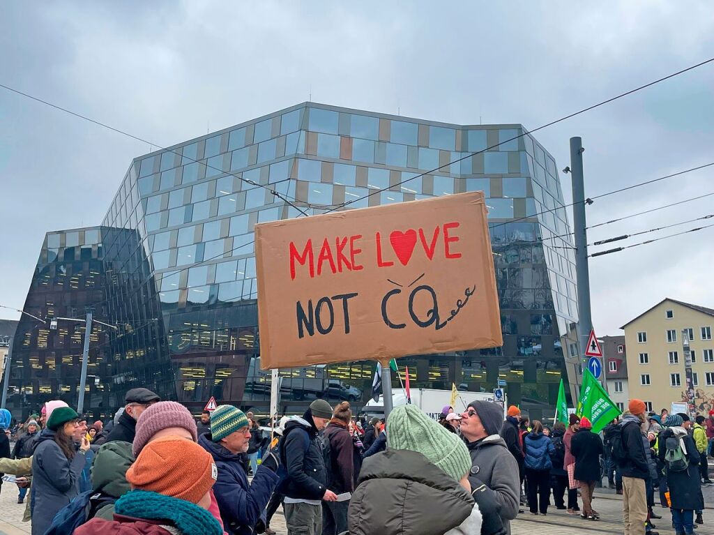 Klimaprotest in Freiburg<?ZE?>
