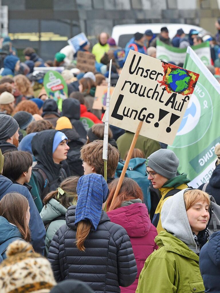 Klimaprotest in Freiburg<?ZE?>
