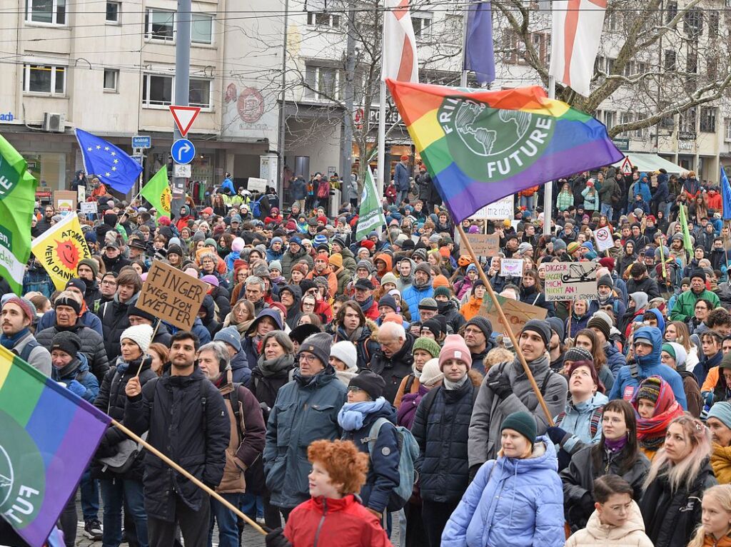 Klimaprotest in Freiburg<?ZE?>
