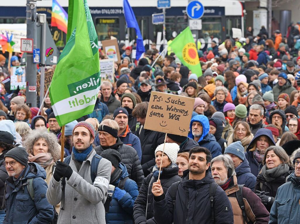 Klimaprotest in Freiburg<?ZE?>
