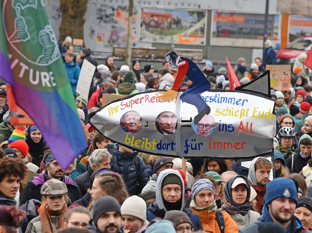 Klimaprotest in Freiburg<?ZE?>
