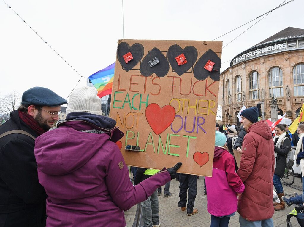 Klimaprotest in Freiburg<?ZE?>
