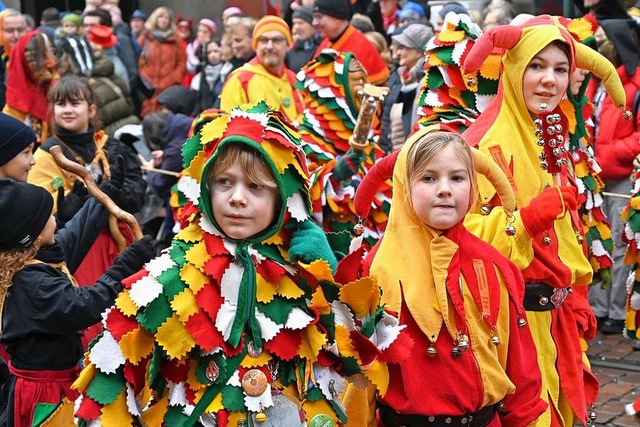 Der Nachwuchs ist an Fasnacht in Sdbaden gut vertreten.  | Foto: Thomas Kunz