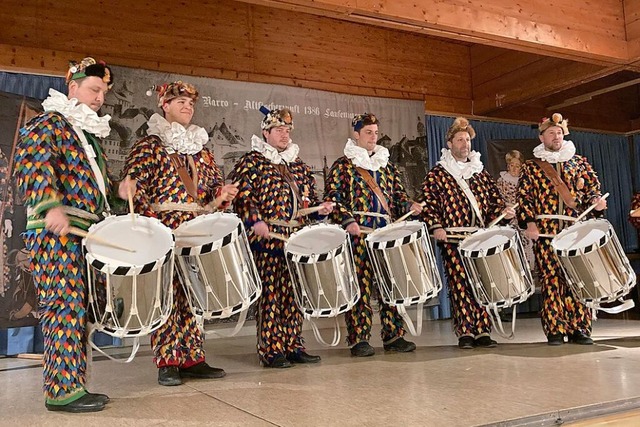 Der Tambourencorps Laufenburg sorgte beim Hauptbott fr die Unterhaltung.  | Foto: Julius Berchtold