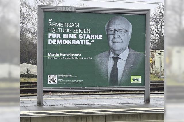 Martin Herrenknecht wirbt fr die Demokratie