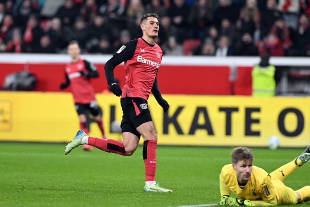 Patrik Schick ist derzeit der beste Torj&auml;ger von Bayer Leverkusen.  | Foto: Federico Gambarini/dpa