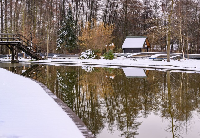 Kalt und frostig zeigt sich das Wetter.  | Foto: Patrick Pleul/dpa/ZB