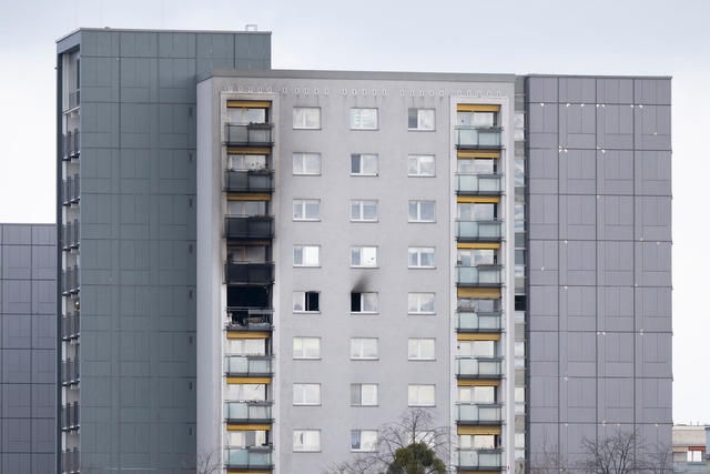 Drei Menschen wurden bei einem Brand i...zwei von ihnen starben im Krankenhaus.  | Foto: Sebastian Kahnert/dpa