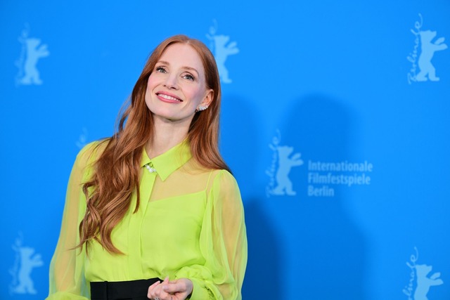 Jessica Chastain ist im Wettbewerbs-Film "Dreams" zu sehen.  | Foto: Sebastian Christoph Gollnow/dpa