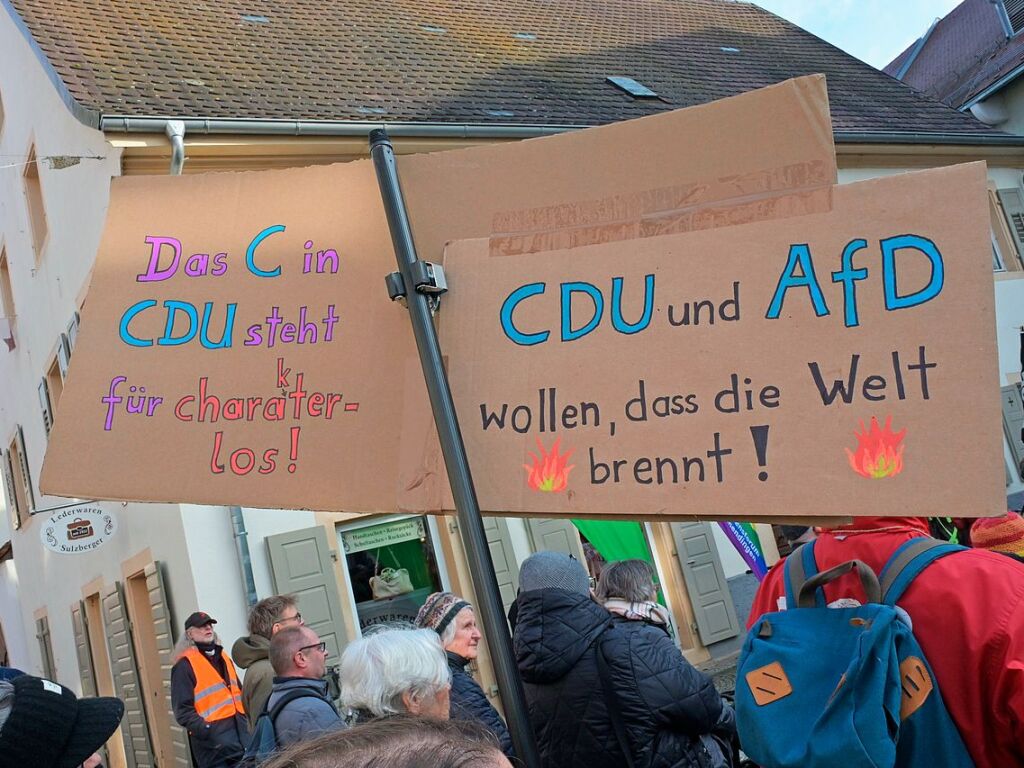 Deutliche Worte in Richtung CDU