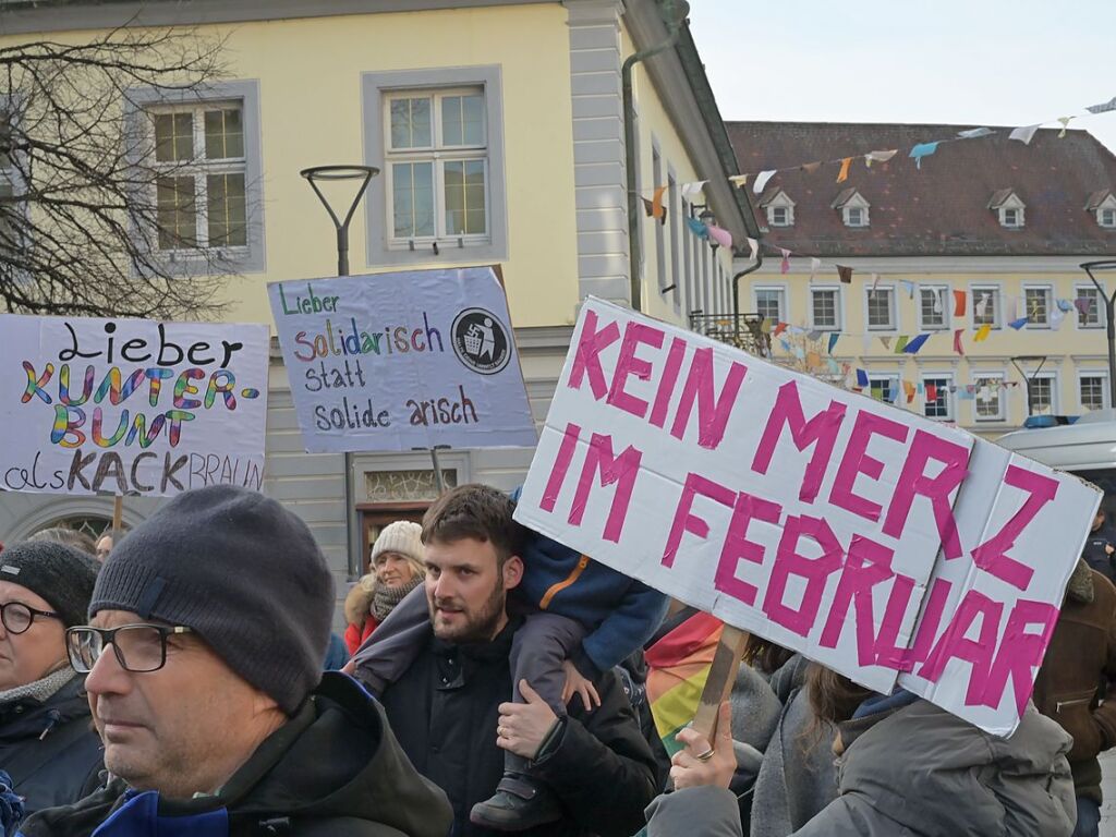 Klare Botschaften auch gab es auch an die CDU.