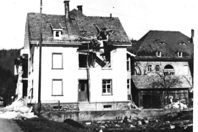 Vor 80 Jahren hinterlieen britische Kampfflugzeuge in Schopfheim eine Schneise der Verwstung