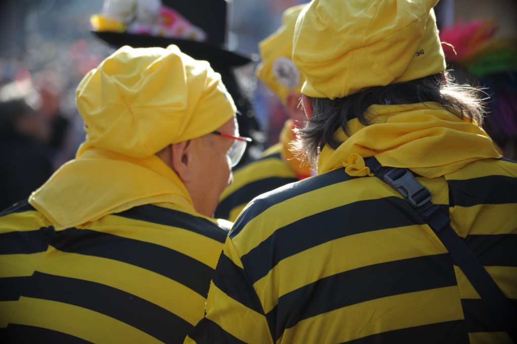 Tausende Besucher strmten am Samstag zum Fasnachtsumzug, den die Burkheimer Schnecken zum Jubilum ihres 55-jhrigen Bestehens auf die Beine stellten.