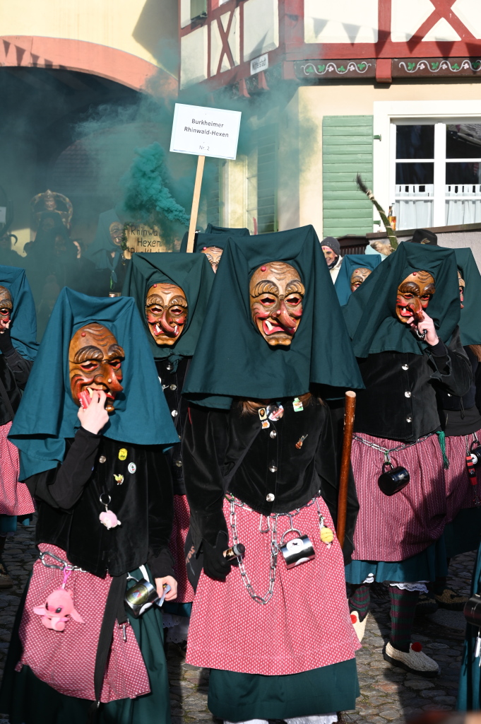 Tausende Besucher strmten am Samstag zum Fasnachtsumzug, den die Burkheimer Schnecken zum Jubilum ihres 55-jhrigen Bestehens auf die Beine stellten.