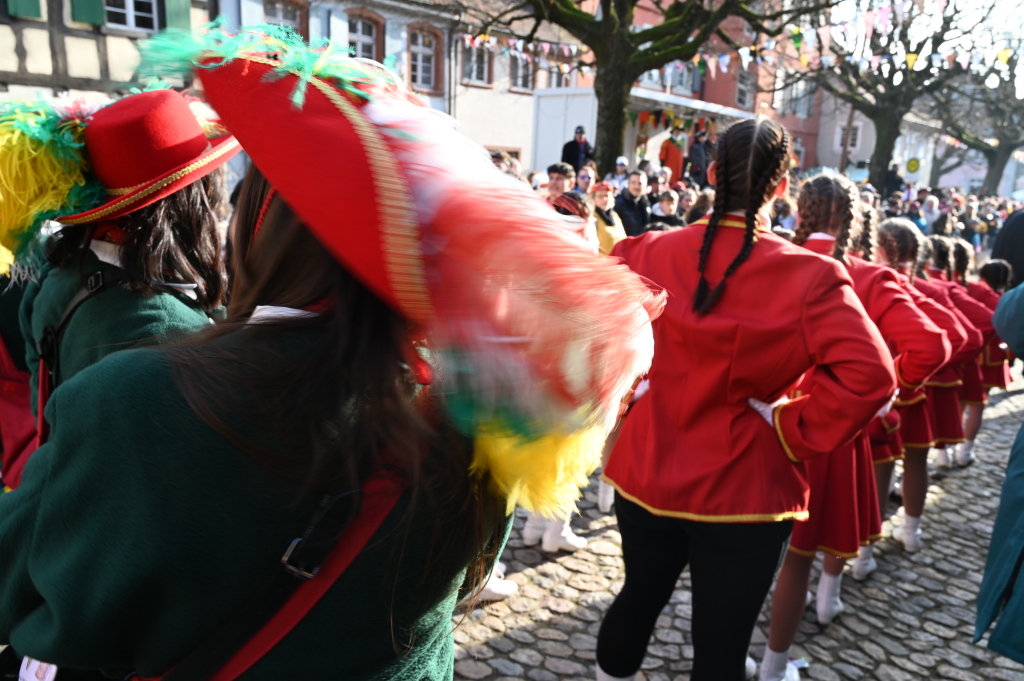 Tausende Besucher strmten am Samstag zum Fasnachtsumzug, den die Burkheimer Schnecken zum Jubilum ihres 55-jhrigen Bestehens auf die Beine stellten.