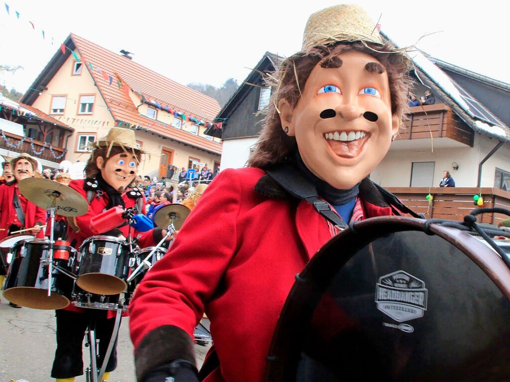 Nrrisches Treiben herrschte am Sonntag in Schweighausen. Dort feierten die Ankele Hexen ihren 35. Geburtstag.