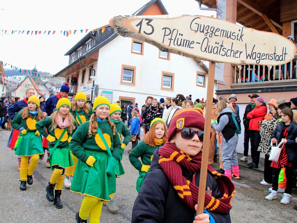 Nrrisches Treiben herrschte am Sonntag in Schweighausen. Dort feierten die Ankele Hexen ihren 35. Geburtstag.