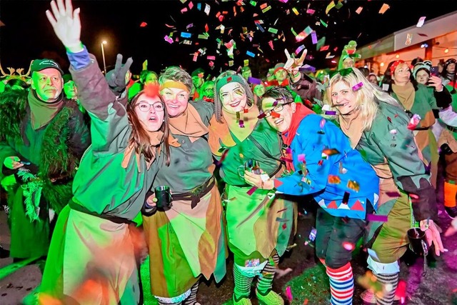 Minustemperaturen knnen der Stimmung ...r Wellendinger Frsche nichts anhaben.  | Foto: Wolfgang Scheu