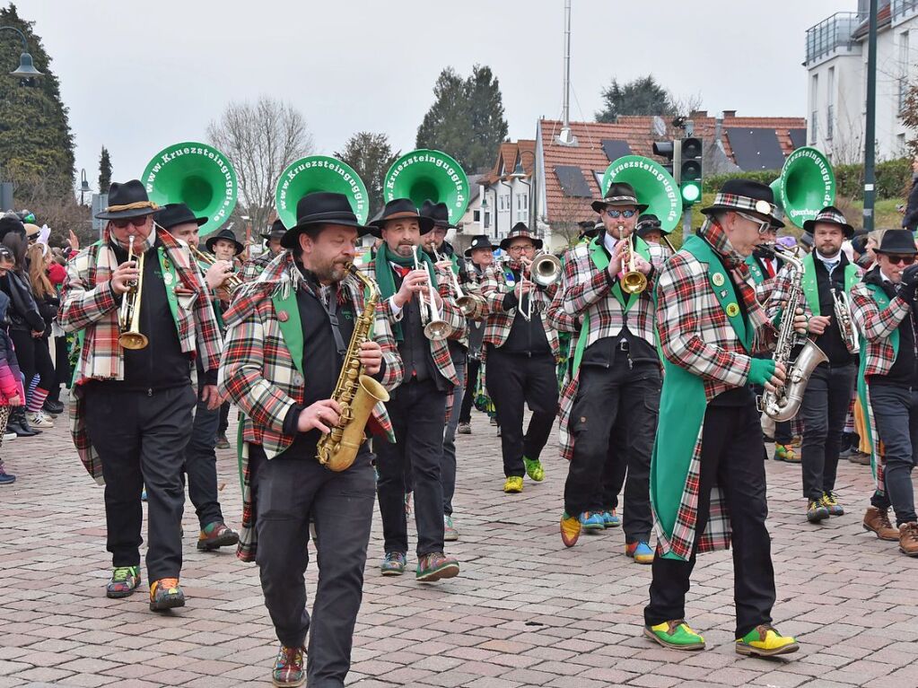 Nrrisches Treiben beim Fasnetsumzug in Gundelfingen