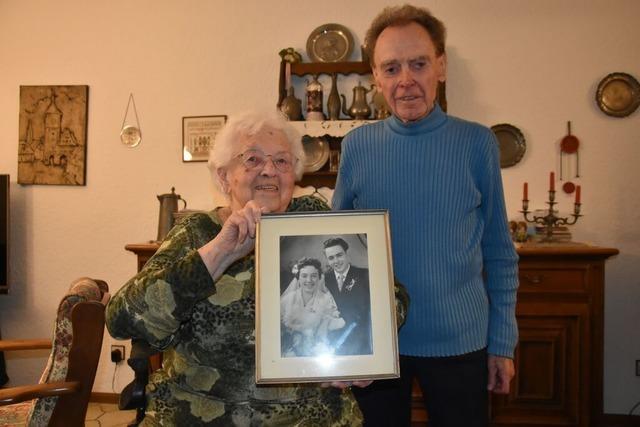 Die Liebe von Hannelore und Heinz Schweizer aus Gundelfingen hlt seit 70 Jahren