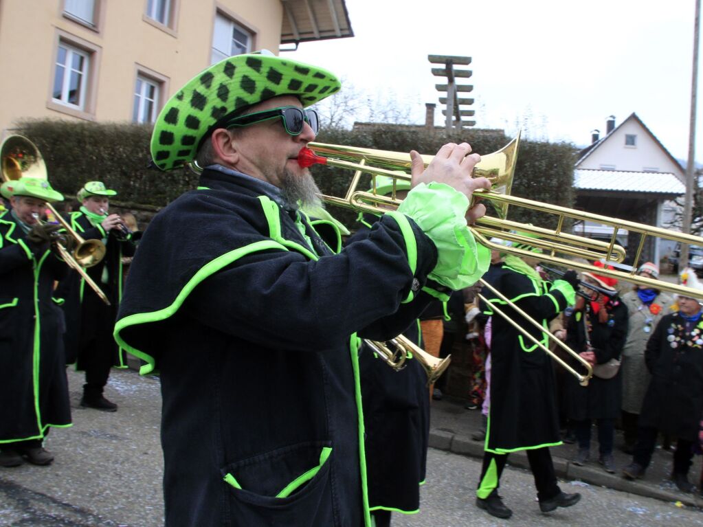 Nrrisches Treiben herrschte am Sonntag in Schweighausen. Dort feierten die Ankele Hexen ihren 35. Geburtstag.