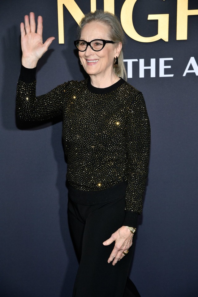 Auch Hollywood-Gr&ouml;&szlig;e Meryl Streep besuchte das TV-Show-Jubil&auml;um.  | Foto: Evan Agostini/Invision/AP/dpa