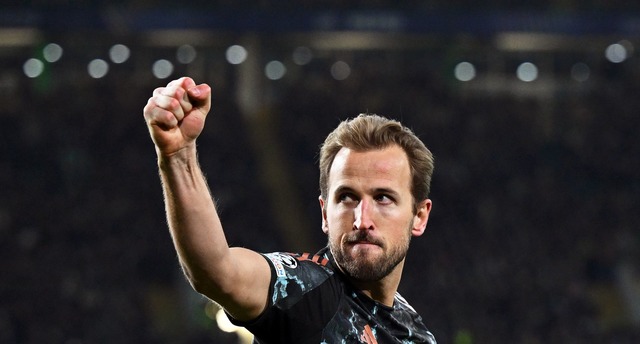 Im Hinspiel gegen Celtic Torsch&uuml;tze: Bayern-Star Harry Kane.  | Foto: Sven Hoppe/dpa