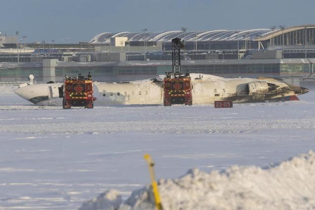 Flugzeug kopfber – Unfall in Kanada geht glimpflich aus