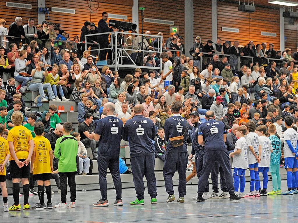 Werbung fr den Fuball und den Nachwuchssport: Die Lahrer Stadtmeisterschaft ist Jahr fr ein Jahr ein Ereignis, das viel Zuspruch erfhrt.