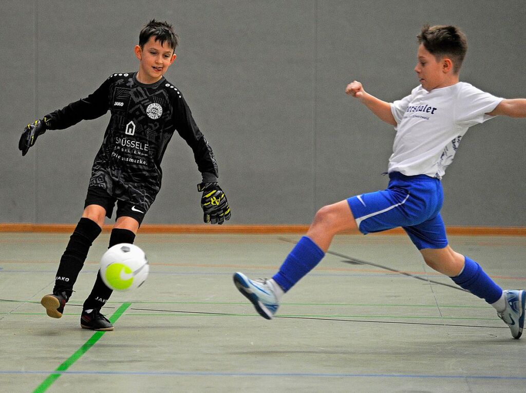 Werbung fr den Fuball und den Nachwuchssport: Die Lahrer Stadtmeisterschaft ist Jahr fr ein Jahr ein Ereignis, das viel Zuspruch erfhrt.