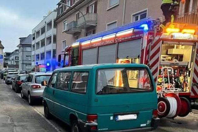 Feuerwehreinsatz in der Feldbergstrae nach Meldung eines Wohnungsbrands