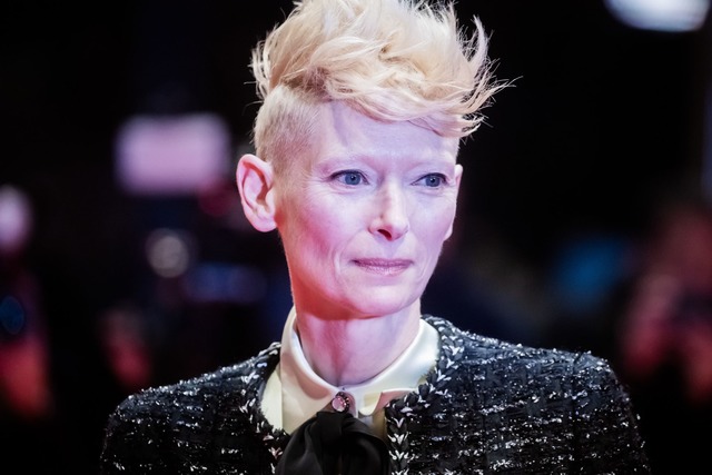 Tilda Swinton betonte ihre Unterst&uum...&uuml;r die Kampagne BDS. (Archivbild)  | Foto: Christoph Soeder/dpa