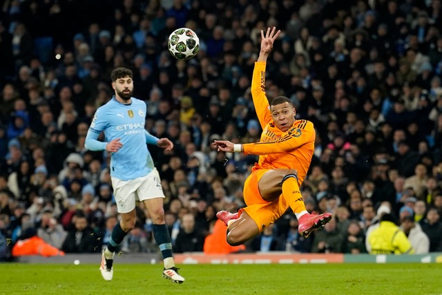 Auch auf Kylian Mbapp&eacute; wird es besonders ankommen bei Real Madrid.  | Foto: Dave Thompson/AP/dpa