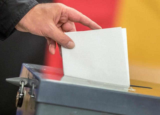 Wahlen in Deutschland sind frei und geheim.  | Foto: Michael Kappeler (dpa)