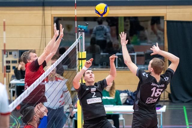 Im Volleyball-Derby bleibt die FT 1844 Freiburg II obenauf