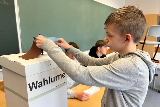 Titisee-Neustadts Realschler sind  Teil der bundesweiten Juniorwahl