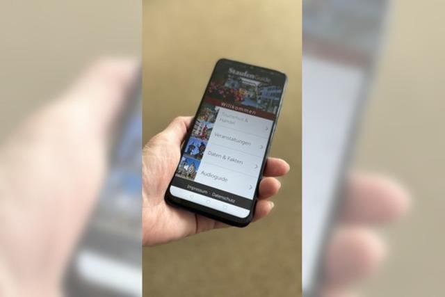 Staufens digitaler Stadt-Fhrer wurde ber den Gewerbeverein modernisiert