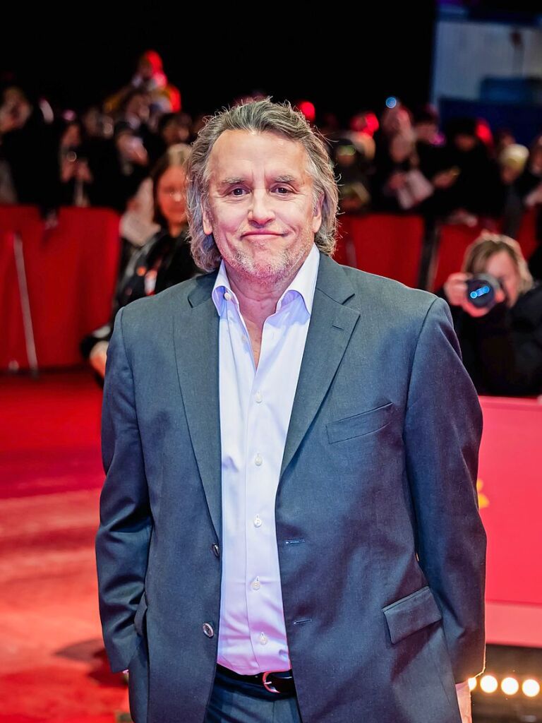 Richard Linklater, Regisseur, kommt bei der Berlinale zur Premiere des Films Blue Moon im Berlinale Palast.