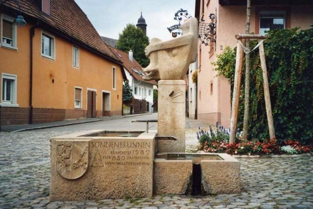 In Freiburg-Waltershofen knnte neben dem Sonnenbrunnen eine Wasserstation entstehen