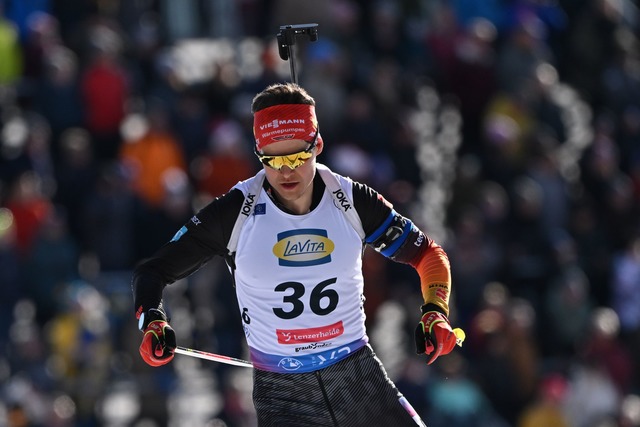 Philipp Horn wird bester Deutscher.  | Foto: Martin Schutt/dpa