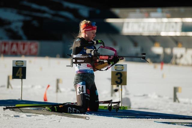 Biathletin Julia Tannheimer ist frustriert ber die 