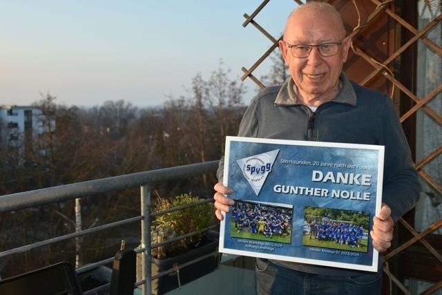 Seit mehr als 50 Jahren ist Gunther Nolle bei der Spvgg Gundelfingen/Wildtal das Mdchen fr alles