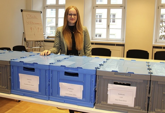 Bei ihr laufen in Sachen Bundestagswah...at in Waldshut-Tiengen alles im Griff.  | Foto: Leonie Werne