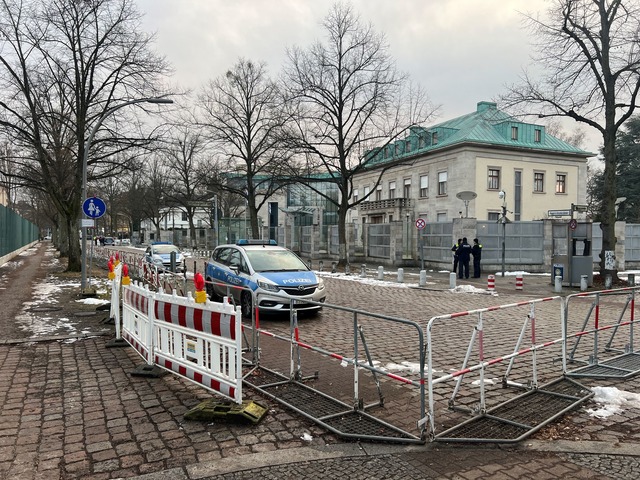 Ein 18-J&auml;hriger soll einen Anschl...e israelische Botschaft geplant haben.  | Foto: Julius-Christian Schreiner/-/dpa