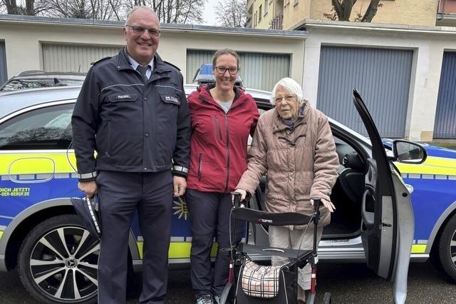 Auf Einkaufsfahrt mit dem Polizeiprsidenten