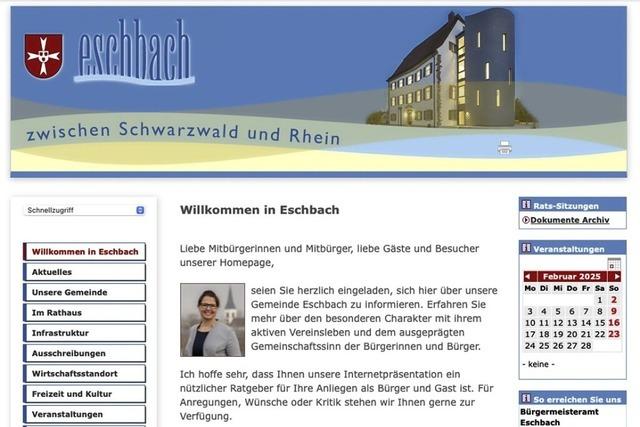 Eschbach bekommt eine neue Homepage