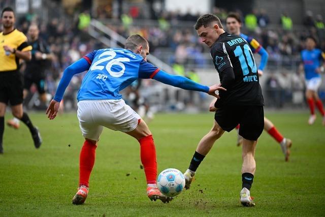 Leverkusen spielt sich ein: 2:0 bei harmlosen Kielern